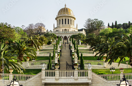 Haifa and the Bahai garden photo