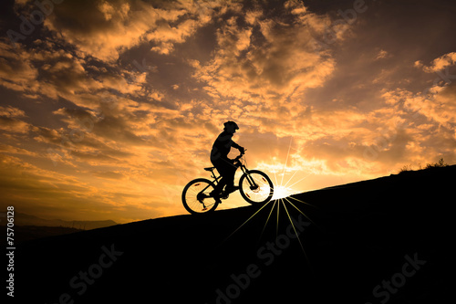 crazy biker hello sunrise