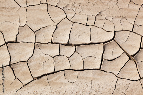 Fototapeta Dry Cracked Earth