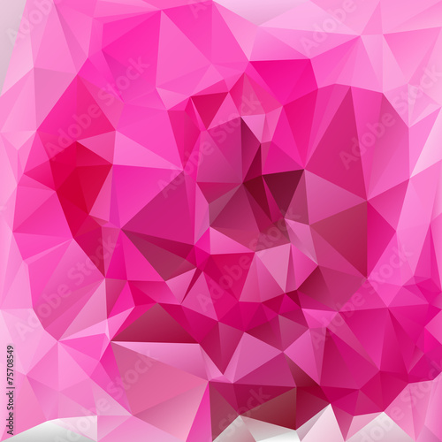 vector polygonal background triangular pink rose