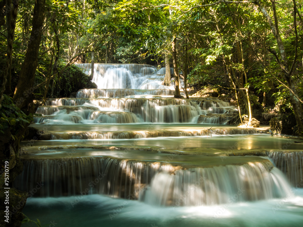 Waterfall at Huay Mae Khamin National Park, Thailand