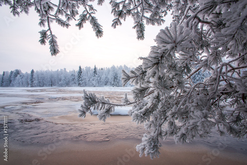 Winter scenery from Finnish nature photo
