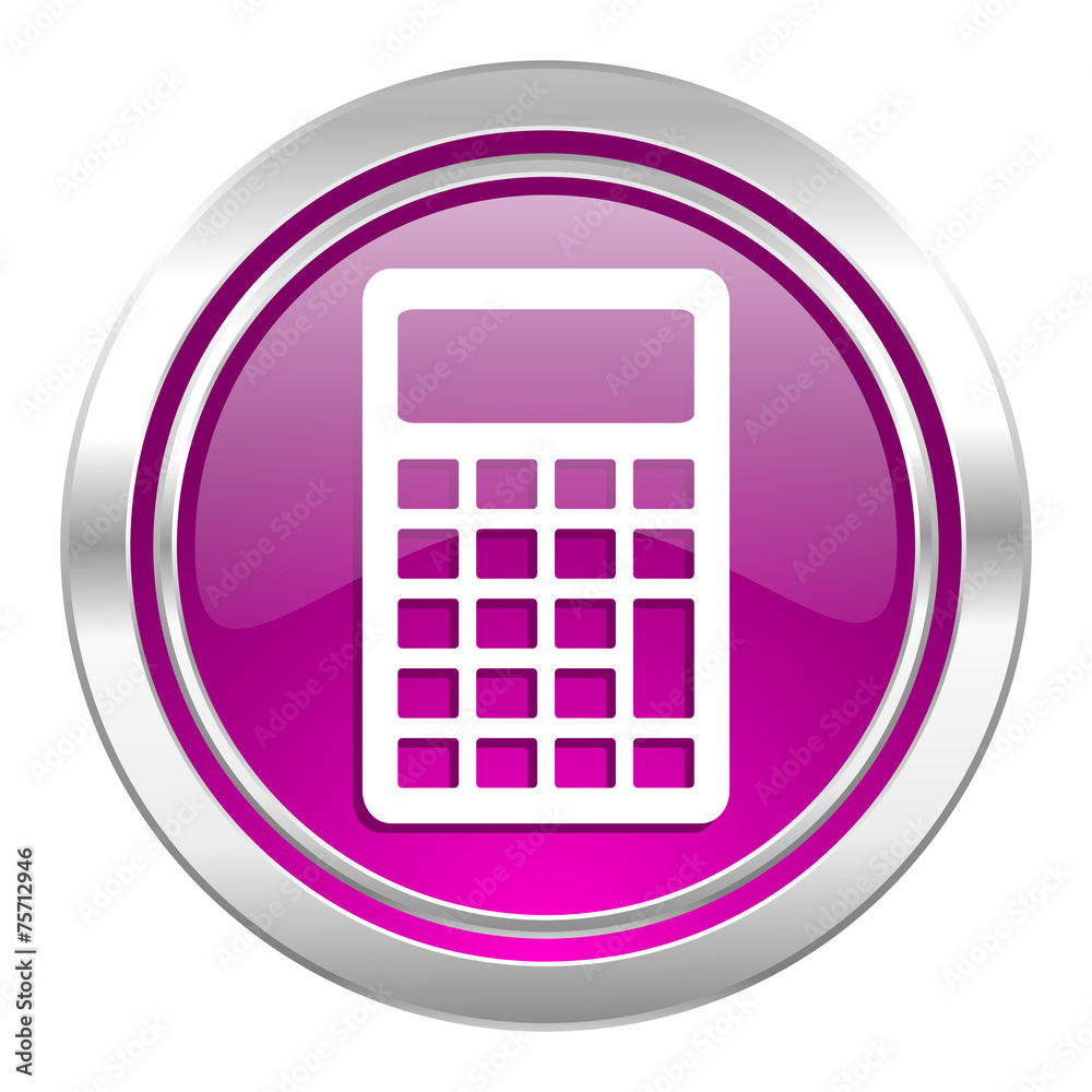 calculator violet icon calculator violet icon