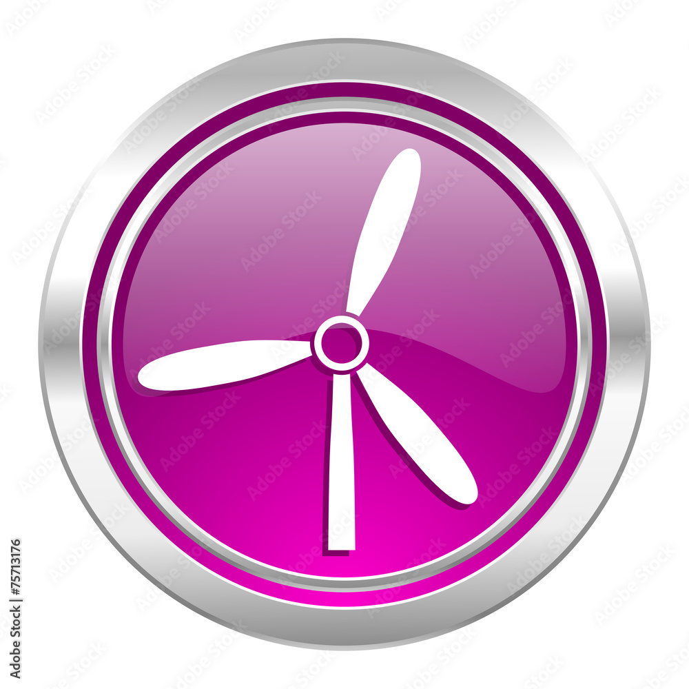 windmill violet icon renewable energy sign windmill violet icon renewable energy sign