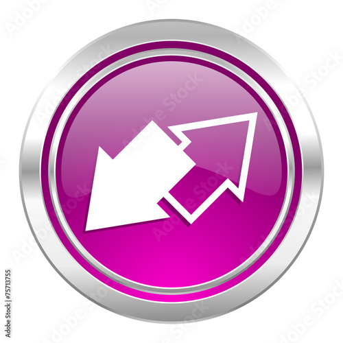 exchange violet icon