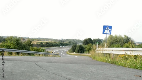 Autobahnauffahrt photo