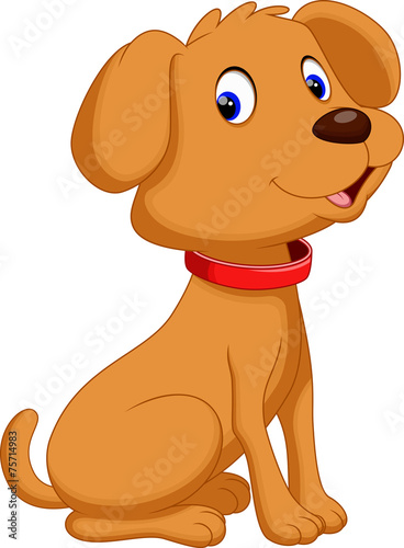 Cute dog cartoon