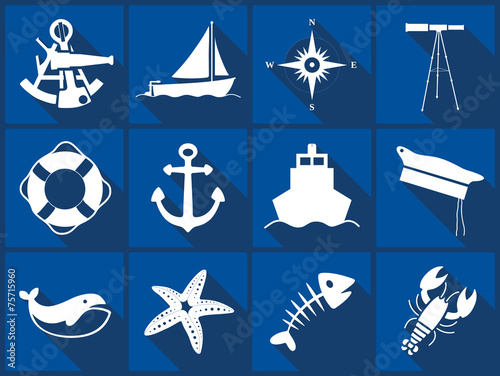 Iconset *** Maritim3-blue