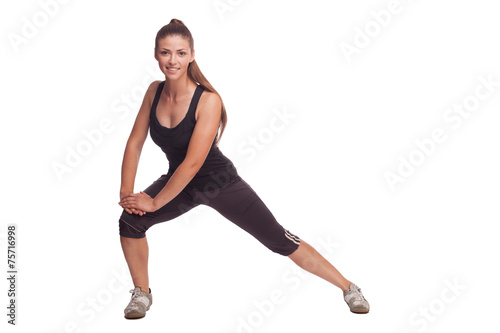 Fitness woman doing stretching exercise © Dmytro Sandratskyi