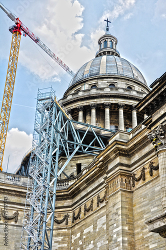 Restauración del Panteón de París, neoclasicismo, Soufflot