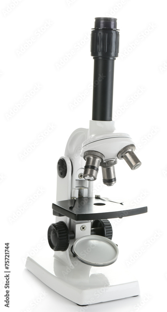 Microscope isolated on white Microscope isolated on white