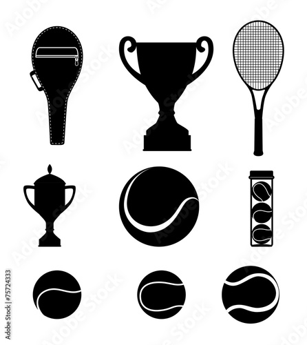 Tennis design, vector illustration. photo