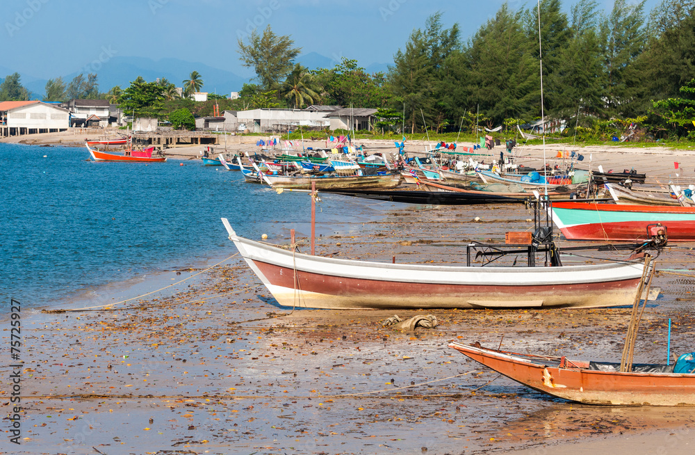 Fishing boats in thailand