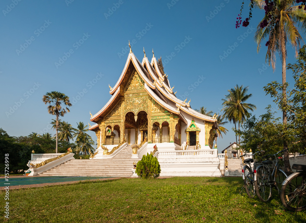 Temple in Luang Prabang Royal Palace Museum, Laos