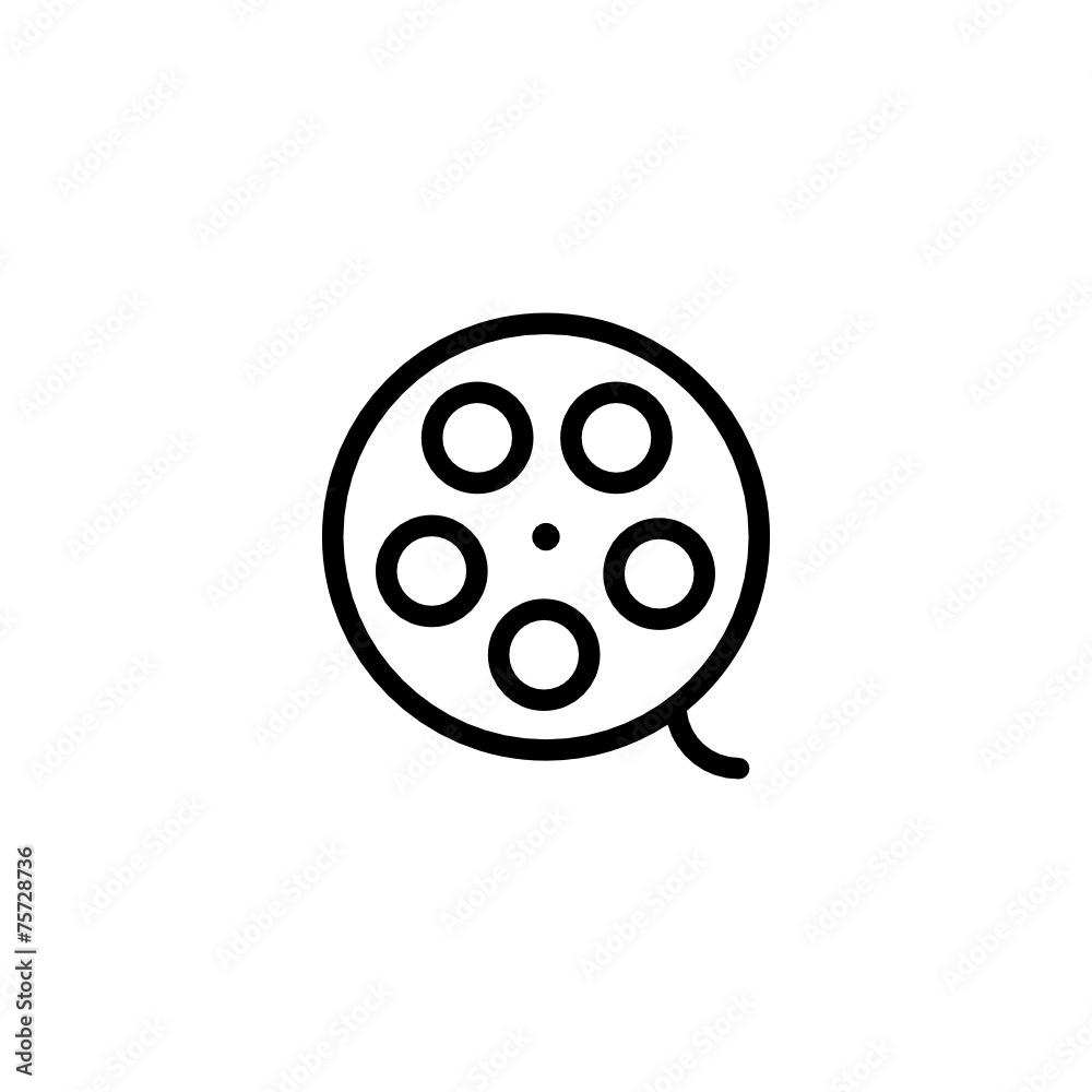 Film Role Trendy Thin Line Icon Film Role Trendy Thin Line Icon