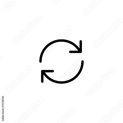 Update Trendy Thin Line Icon