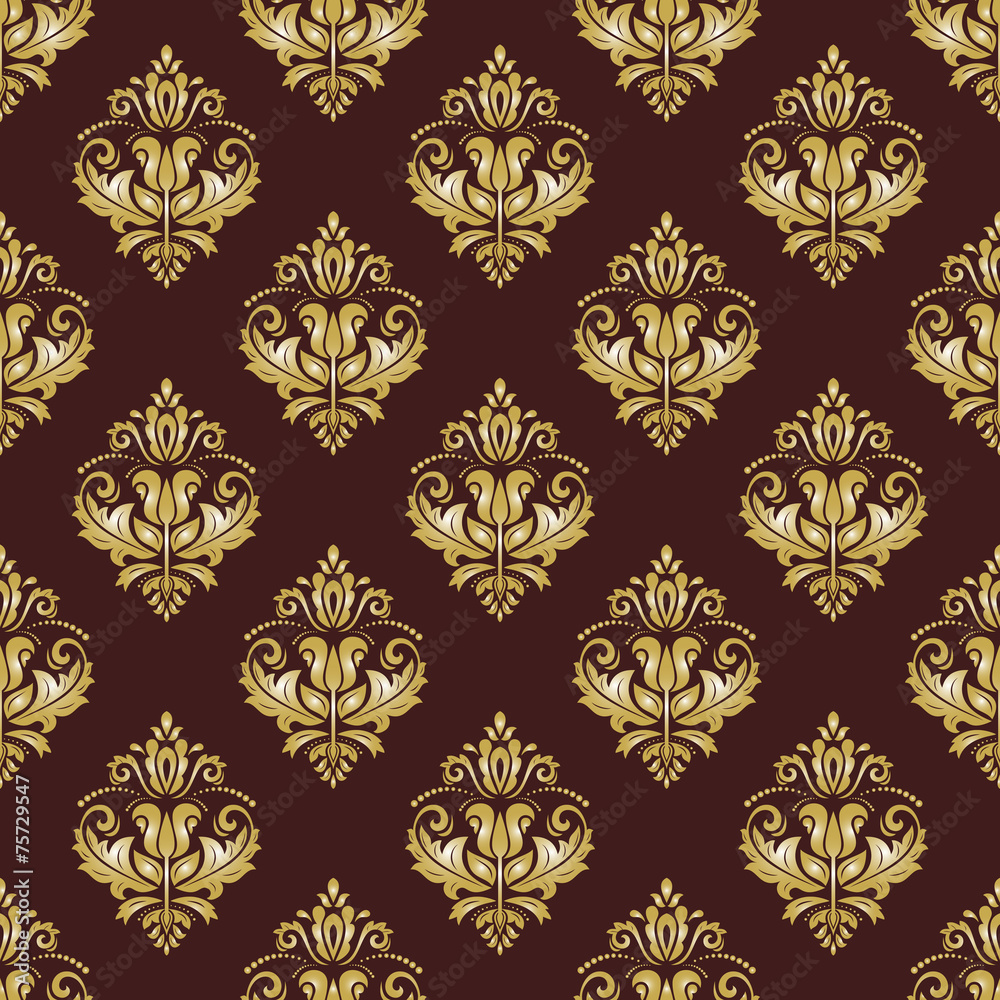 Floral Seamless Pattern. Orient Abstract Background Floral Seamless Pattern. Orient Abstract Background