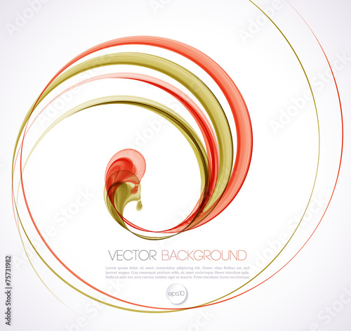 Abstract smoky waves  background. Template brochure design