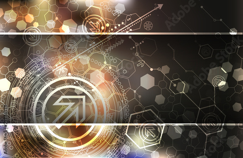Abstract background, technology theme illustration