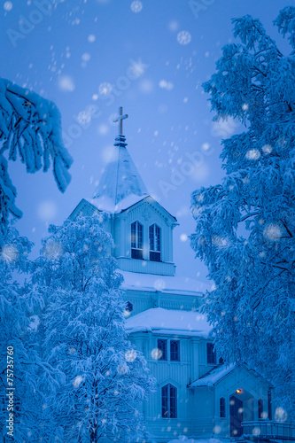 Kirche im Winter