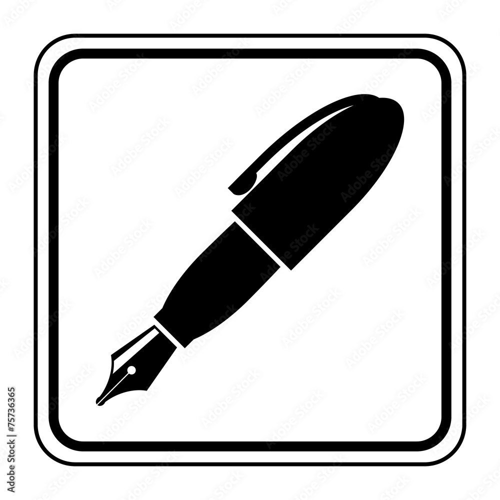 Logo stylo plume.