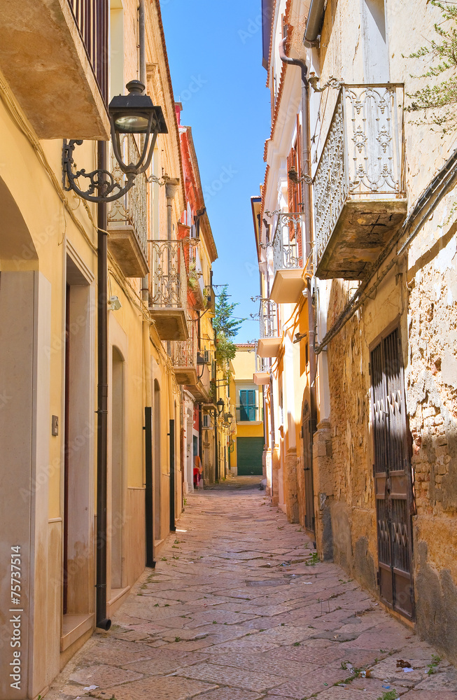 Fototapeta premium Alleyway. San Severo. Puglia. Italy.