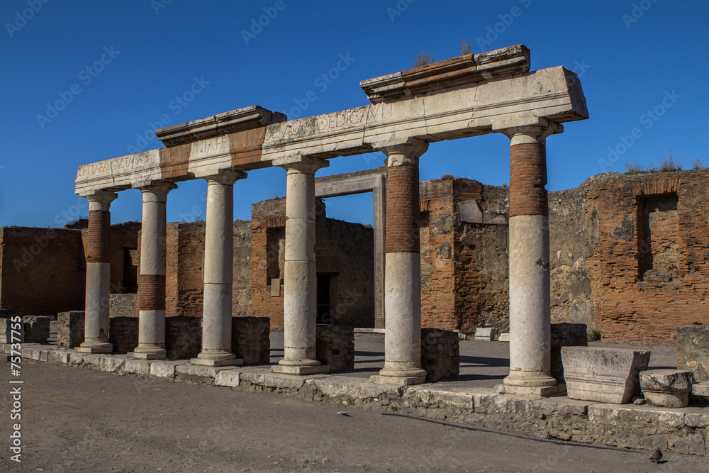 Pompeii ruins, Naples, Italy