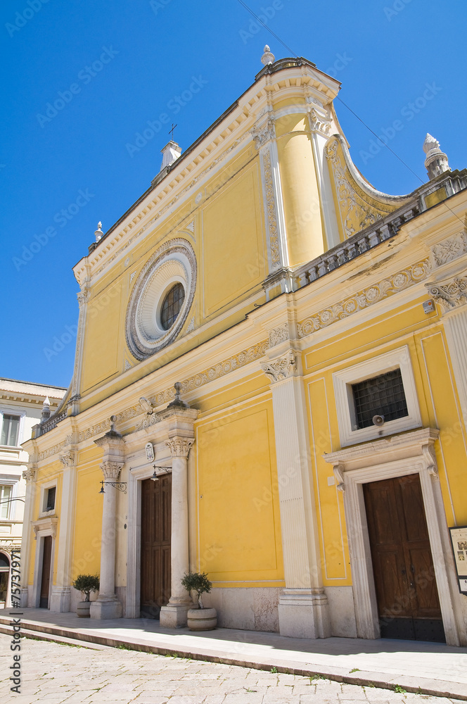 Mother Church of San Severo. Puglia. Italy.