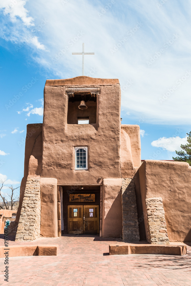 Fototapeta premium San Miguel Church, Santa Fe, New Mexico