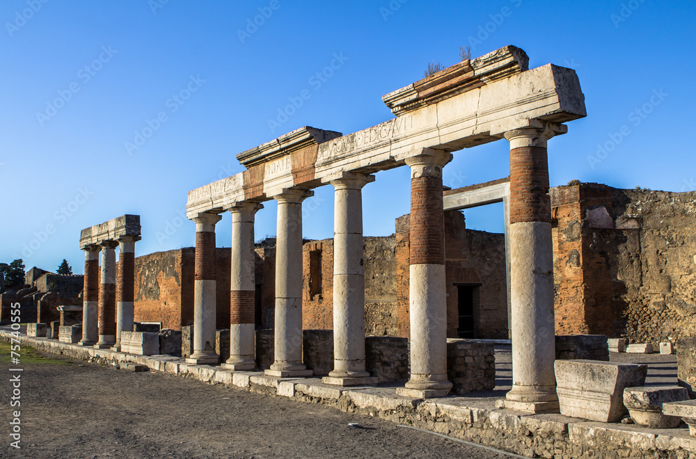 Pompeii ruins, Naples, Italy