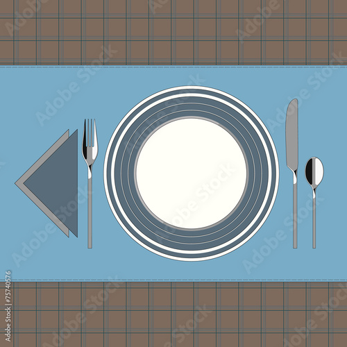 Table setting in modern style 3
