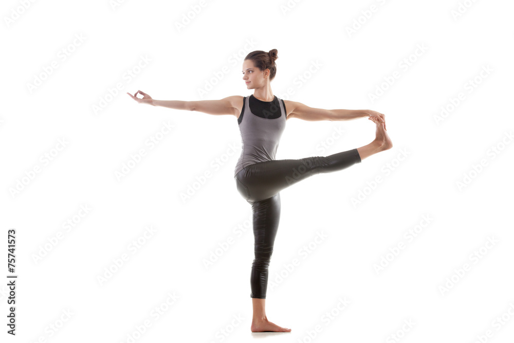 Yoga pose parivritta hasta padangushthasana