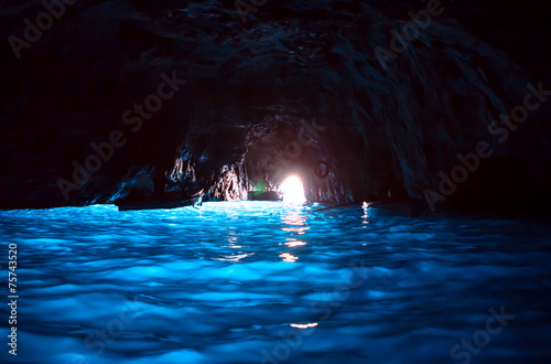Blue Grotto, Capri, Italy photo
