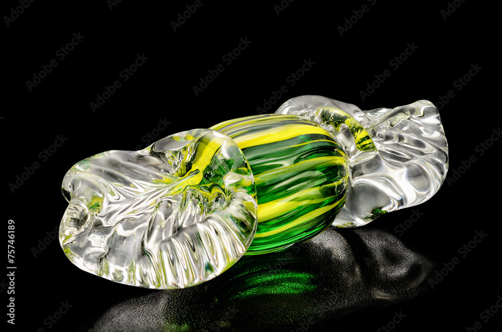 Fototapeta premium Bohemian colored crystal glass candy