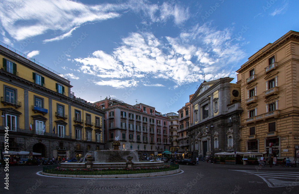 Piazza Plebiscito in Naples