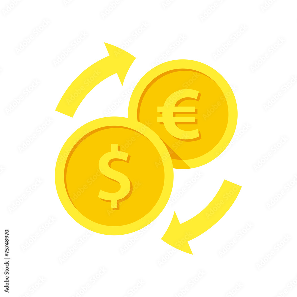 Obraz premium Exchange icon