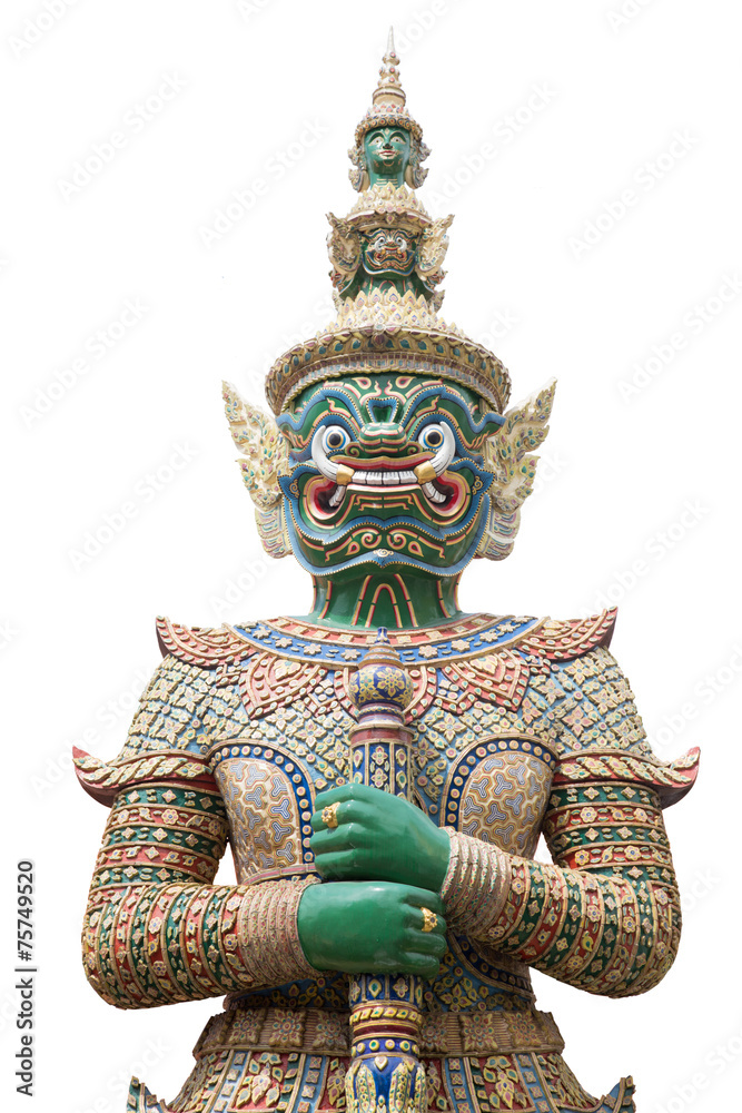 Green Giant in the Temple of the Emerald Buddha