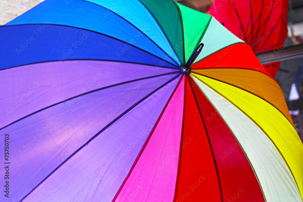 Rainbow umbrella