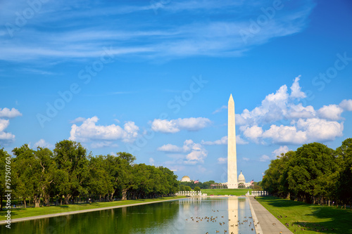 Washington Monument at National Mall in Washington, DC