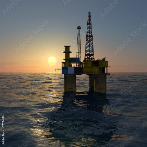 Piattaforma petrolifera photo