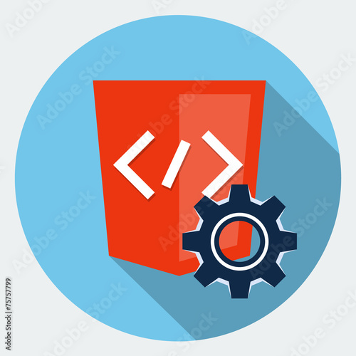Vector code  maintenance icon