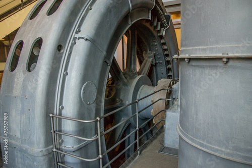Turbina in una centrale termoelettrica photo