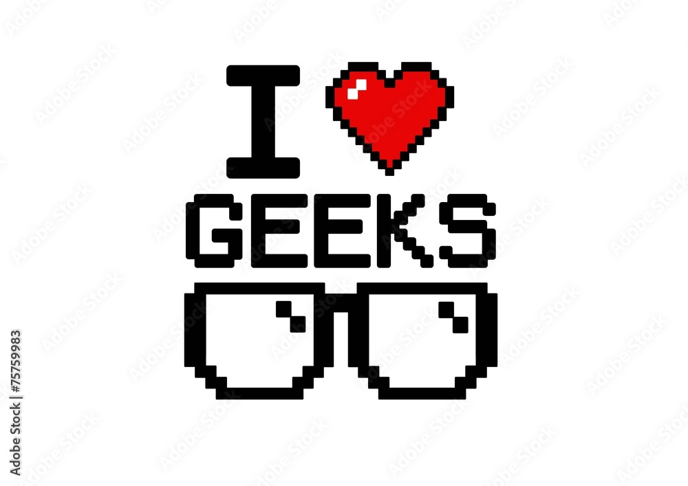 i love geeks glasses