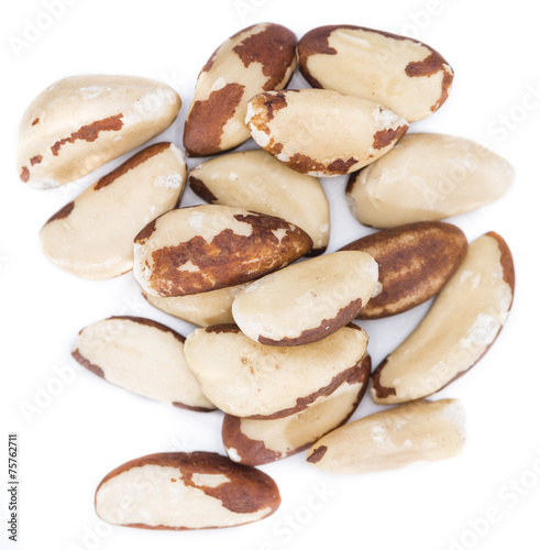 Brazil Nuts (isolated on white)