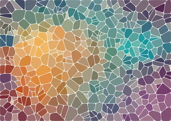 Keuken achterwand Mozaïek Abstract mozaïek in vrolijke kleuren  © igor_shmel