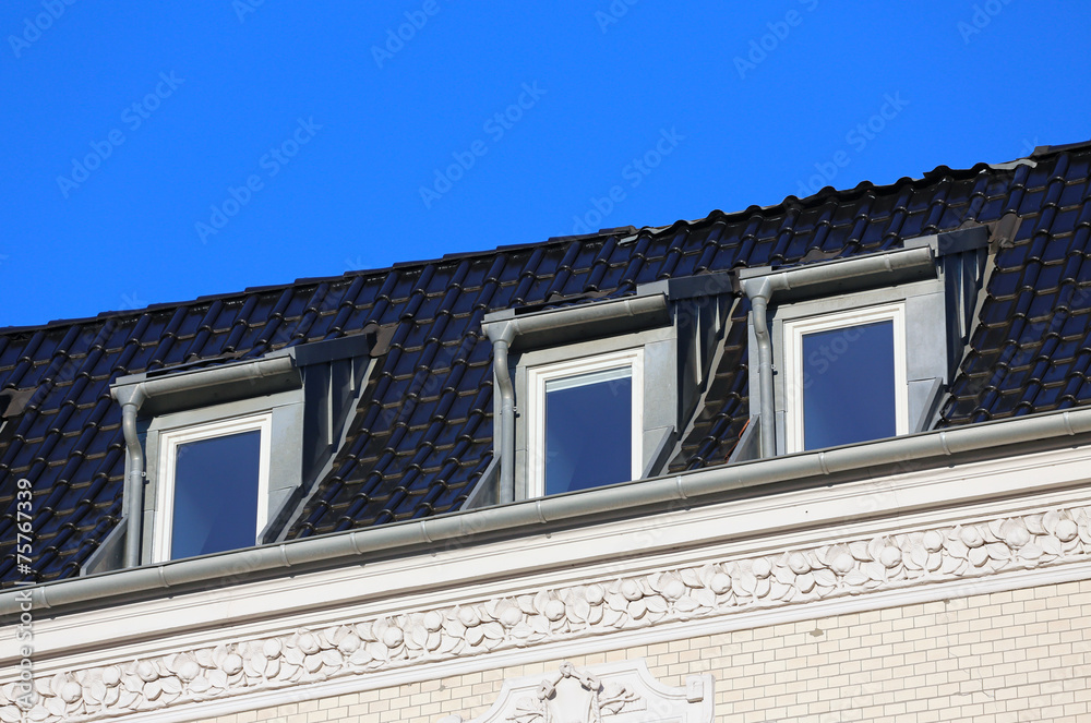 Obraz premium 3 Dachgauben auf Altbau