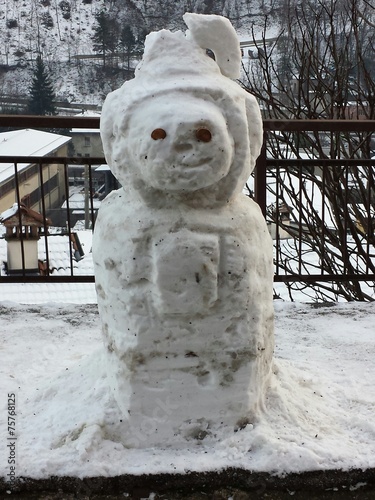 Pupazzo di neve marziano photo