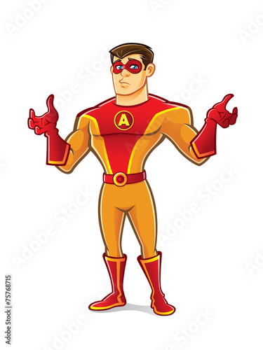 Handsome Superhero Regret