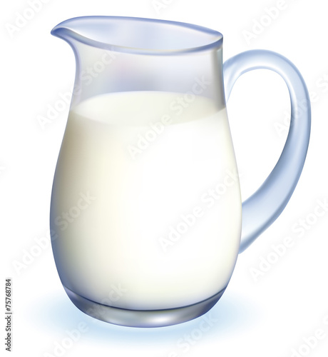 Pitcher of milk