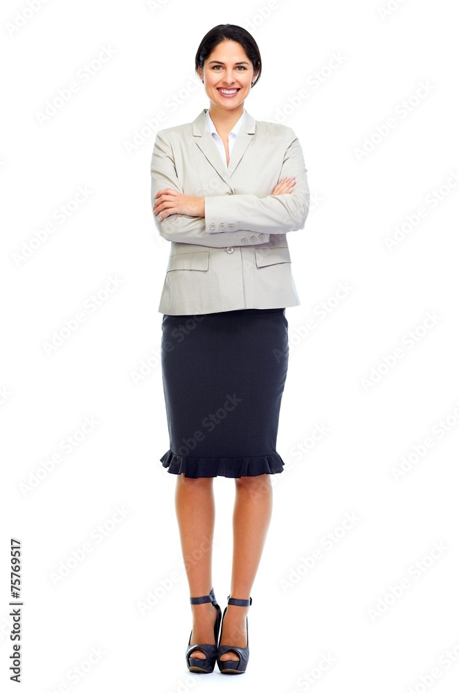 Young business woman. Young business woman.